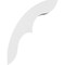 Ekena Millwork 3-in. W x 14-in. D x 18-in. H Ozark Architectural Grade PVC Knee Brace BRCP03X14X18OZK - alternate 2